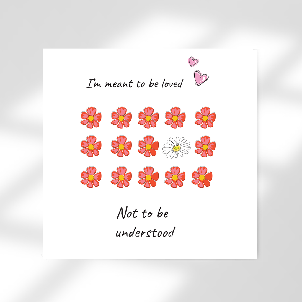 Meant to be loved Pack of 10 Folded Cards (1 type) (premium envelopes)