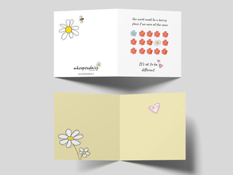 its ok to be diferent Pack of 10 Folded Cards (1 type)  (premium envelopes)