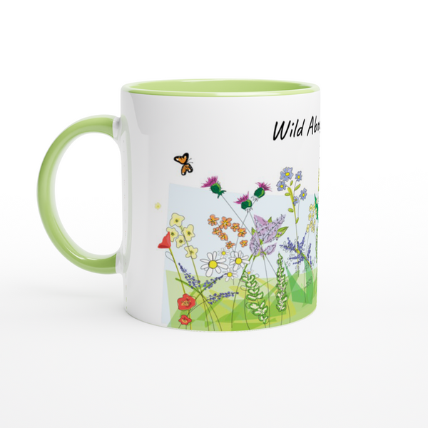 Wild About You! Ceramic Mug with Color Inside