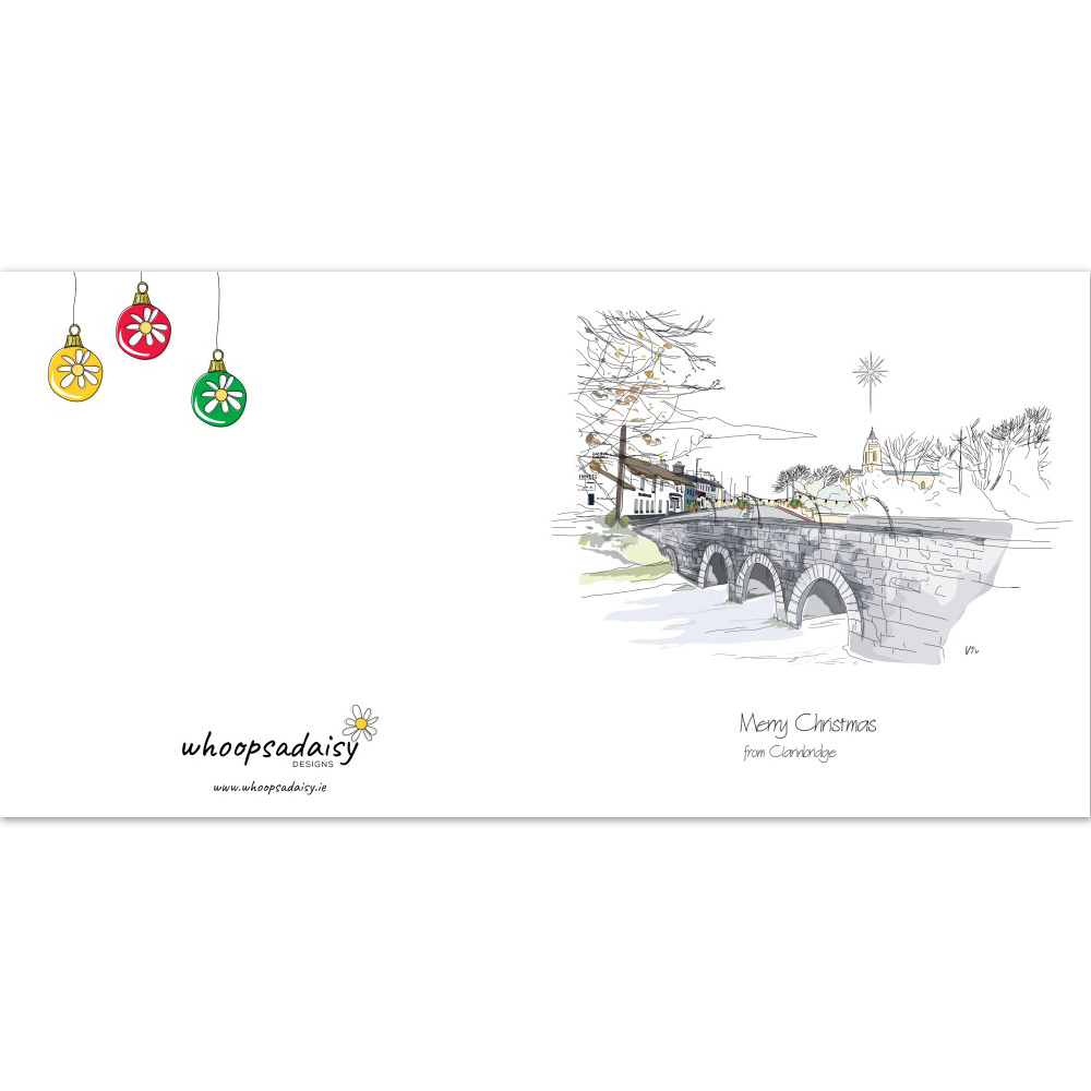 Merry Christmas from Clarinbridge - Limited edition Pack of 10 Folded Cards (premium envelopes)