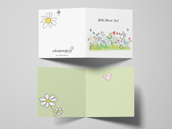 Wild About You -Pack of 10 Folded Cards (1 type) (premium envelopes)